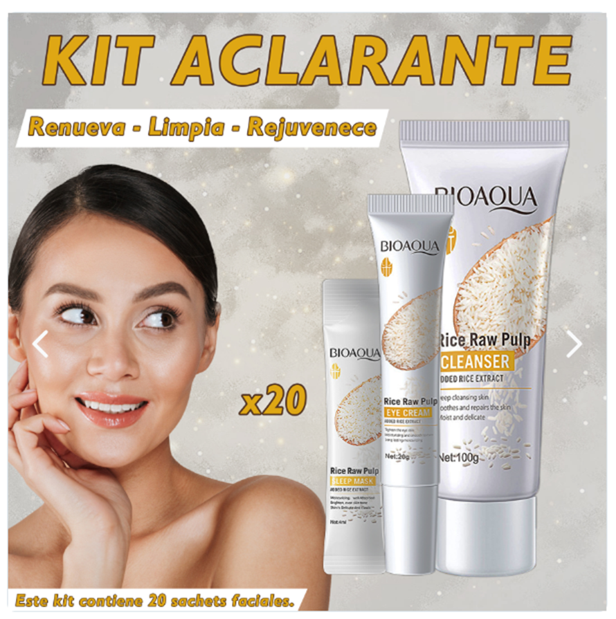 Combo Reparador Arroz Aclarante